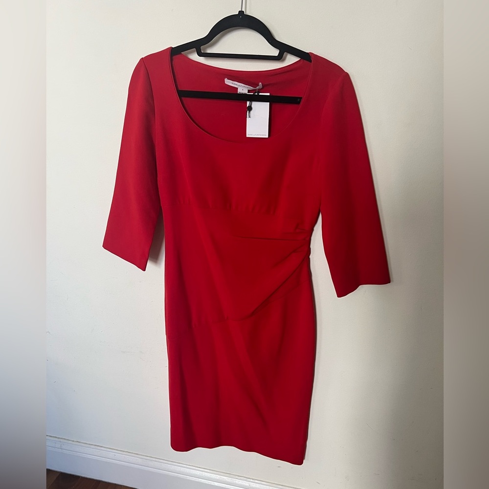 Diane von Furstenberg Lillian Dress Poppy NWT